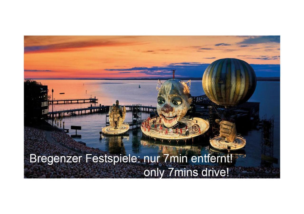 Appartamento Luxus Penthouse Bregenz Feldmoos Mit Whirlpool & Riesen Terrasse, Nahe Festspiele Esterno foto